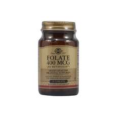 Solgar Folate 400μg (as Metafolin) Συμπλήρωμα Διατροφής με Φολικό Οξύ, 50 tabs