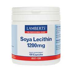 Lamberts Soya Lecithin 1200mg 120 Κάψουλες