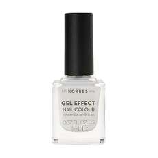 Korres Βερνίκι Νυχιών Gel Effect Nail Colour 2 Porcelain White 11ml