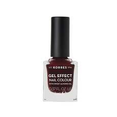 Korres Βερνίκι Νυχιών Gel Effect Nail Colour 57 Burgundy Red 11ml