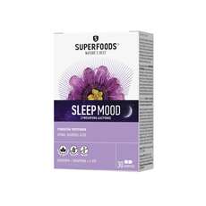 Superfoods Sleep Mood Συμπλήρωμα Διατροφής, για την μείωση της Αϋπνίας, 30 Caps