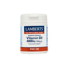 Lamberts Vitamin D3 4000iu 30 Κάψουλες