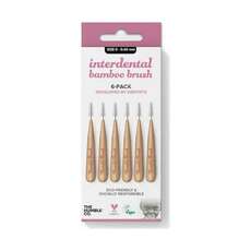The Humble Co. Interdental Bamboo Brush Size 0-0.40mm Purple 6τμχ