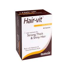 Health Aid Hair-Vit Strong Thick & Shiny Hair Economic Pack 90 Κάψουλες