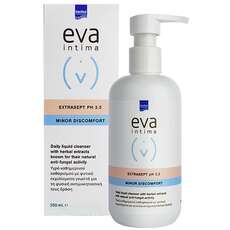Intermed Eva Intima Extrasept PH3.5 Minor Discomfort Υγρό Καθημερινού Καθαρισμού Ευαίσθητης Περιοχής με Φυσική Αντιμυκητιασική Δράση 250ml