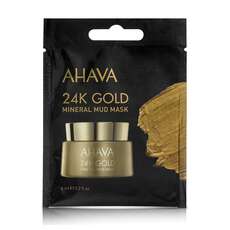 AHAVA 24K Gold Mineral Mud Mask για Ενυδατωμένη & Λεία Επιδερμίδα 6ml