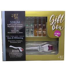 Ag Pharm Gift Box Eyes Serum 2ml 2τμχ, Whitening Serum 2ml 3τμχ & Derma Roller System 540 Needles DRS25 (0.25mm) 1τμχ