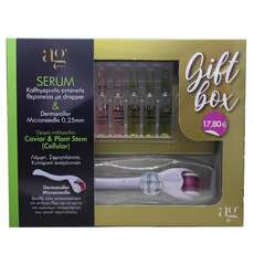 Ag Pharm Gift Box Caviar Serum 2ml 3τμχ, Plant Stem Serum 2ml 2τμχ & Derma Roller System 540 Needles DRS25 (0.25mm) 1τμχ