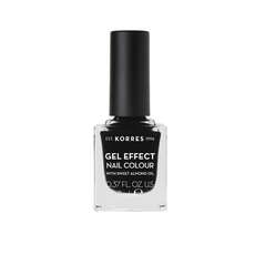 Korres Gel Effect Nail Colour 100 Black 11ml