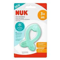 Nuk Extra Cool Teether Fish Green / Blue 3+ μηνών