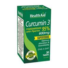 Health Aid Curcumin 3 600mg 30 ταμπλέτες