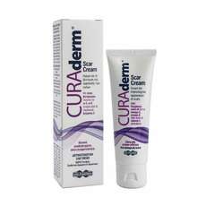 Uni-Pharma CURAderm Scar Cream Κρέμα για την Βελτίωση της Εμφάνισης των Ουλών 50ml