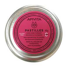 Apivita Pastilles Παστίλιες για τον Πονεμένο Λαιμό με Βατόμουρο & Πρόπολη 45g