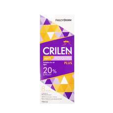 Frezyderm Crilen Anti Mosquito Plus 20% Spray Εντομοαπωθητικό Σπρέι Χωρίς Άρωμα για Όλες Τις Ηλικίες 100ml
