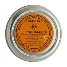 Apivita Pastilles για τον Πονεμένο Λαιμό και το Βήχα με Γλυκόριζα & Πρόπολη 45g