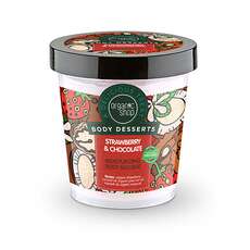 Organic Shop Body Desserts Strawberry & Chocolate Moisturising Body Mousse 450ml