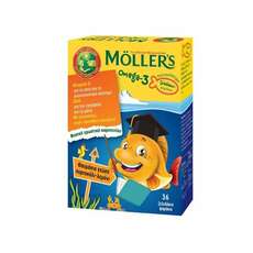 Moller’s Omega-3 για Παιδιά με Γεύση Πορτοκάλι-Λεμόνι 36 Ζελεδάκια
