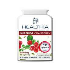 Healthia Superior Cranberry 5040mg Συμπλήρωμα Διατροφής με Εκχύλισμα Κράνμπερι για την Προστασία του Ουροποιητικού, 90tabs