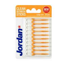 Jordan* Clean Between Sticks Large Μεσοδόντια Βουρτσάκια, 20 τεμάχια