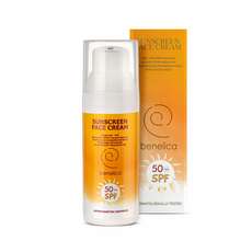 Benelica Sunscreen Face Cream Αντηλιακή Κρέμα Προσώπου SPF50 50ml