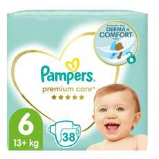 Pampers Premium Care No 6 (13+kg) Jumbo Box 38τμχ