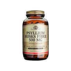 Solgar Psyllium Husks Fibre 500mg Συμπλήρωμα Διατροφής για Περιπτώσεις Χρόνιας ή Παροδικής Δυσκοιλιότητας - Συμβάλλει στον Έλεγχο του Βάρους, 200veg.caps