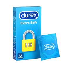 Durex Προφυλακτικά Extra Safe, 6 Τεμάχια