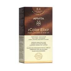 Apivita My Color Elixir Βαφή Μαλλιών 8.4 Απαλό Ξανθό Χάλκινο