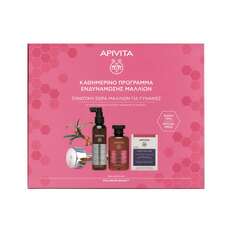 Apivita καθημερινό πρόγραμμα ενδυνάμωσης μαλλιώ Women's Tonic Shampoo 250ml, Hair Loss Lotion 150ml & Κάψουλες Για Υγιή Μαλλιά & Νύχια 30caps