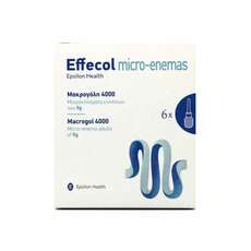 Epsilon Health Effecol Micro-Enemas Macrogol 4000 Μικροκλυσματα Ενηλικων 6 X 9g