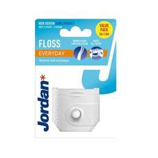 Jordan* Everyday Floss Κερωμένο Οδοντικό Νήμα Με Γεύση Μέντα 50m + 10m Δώρο
