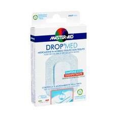 MasterAid Drop Med 5x7cm (4,2×2,6) Αυτοκόλλητες Γάζες 5pcs
