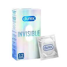 Durex Προφυλακτικά Εξαιρετικά Λεπτά Invisible 12 τεμάχια