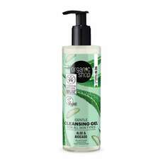 Organic Shop Aloe & Avocado Gentle Cleansing Gel Απαλό Καθαριστικό Τζελ Προσώπου για όλους τους τύπους επιδερμίδας 200ml