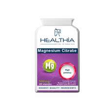 Healthia Magnesium Citrate 500mg Συμπλήρωμα Διατροφής με Κιτρικό Μαγνήσιο, 120caps