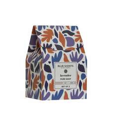 Blue Scents Σετ Σαπουνιών Lavender Κατάλληλα για Πρόσωπο & Σώμα, 2x135g