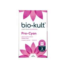 Bio-Kult Pro-Cyan Προηγμένη Φόρμουλα Προβιοτικών Τριπλής Δράσης για την Ενίσχυση της Υγείας του Ουροποιητικού Συστήματος, 45caps