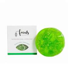 Focus Thrace Cosmetics Χειροποίητο Σαπούνι Με Λούφα & Άρωμα Πράσινο Μήλο 100g