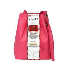 VICHY Liftactiv Collagen specialist 50ml & ΔΩΡΟ Capital soleil UV-AGE daily Spf50 15ml & Το υπέροχο Τσαντάκι πουγκί ροζ