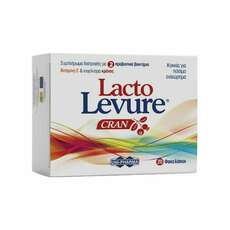 Unipharma Lacto-Levure Cran Συμπλήρωμα Διατροφής με Εκχύλισμα από Cranberries, 20 Φακελίσκοι