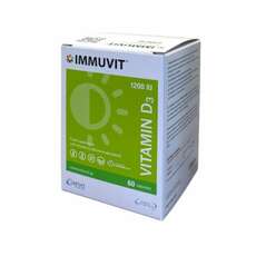 Leriva Immuvit Vitamin D3 1200iu 60 κάψουλες