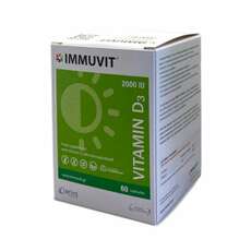 Leriva Immuvit Vitamin D3 2000iu 60 κάψουλες