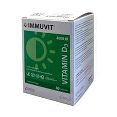 Leriva Immuvit Vitamin D3 4000iu 60 κάψουλες
