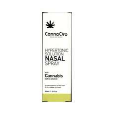 CannaOro Hypertonic Solution Nasal Sprey with Cannabis seed oil 30ml