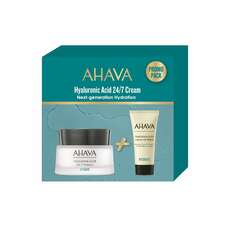 AHAVA Hyaluronic Acid 24/7 Cream Promo Pack, Ενυδατική Κρέμα με Υαλουρονικό Οξύ 50ml & ΔΩΡΟ Hyaluronic Acid Leave On Mask 15ml