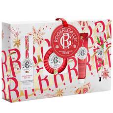 Roger & Gallet Promo Gingembre Rouge Wellbeing Fragrant Water 30ml & Perfumed Soap Bar 100g & Wellbeing Body Lotion 50ml & Hand Cream 30ml