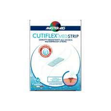 Masteraid Cutiflex Τσιρότα Διαφανές & Αδιάβροχα Στενά, 10 τεμάχια