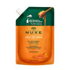 Nuxe Reve De Miel Αφρόλουτρο Καθαρισμού Προσώπου & Σώματος Ανταλλακτικό 400ml