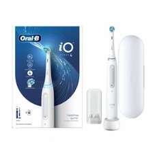 Oral-B iO Series 4 Ηλεκτρική Οδοντόβουρτσα με Θήκη Ταξιδίου Λευκή, 1τεμ