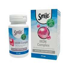 Smile Iron Complex Φυσικός Σίδηρος 30 κάψουλες